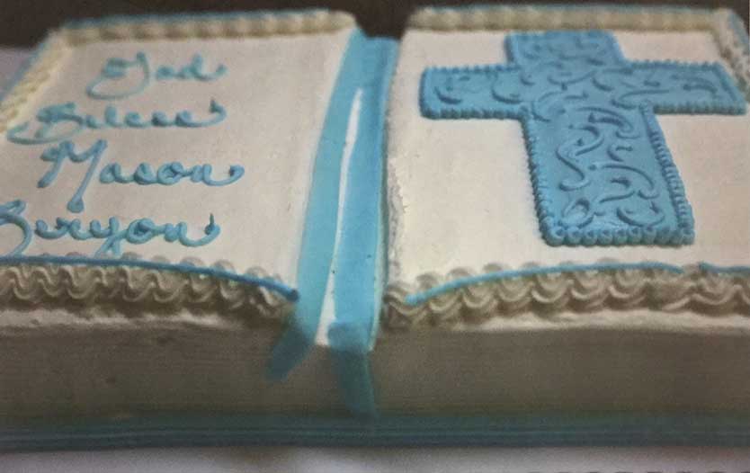 Bible Form Cake
