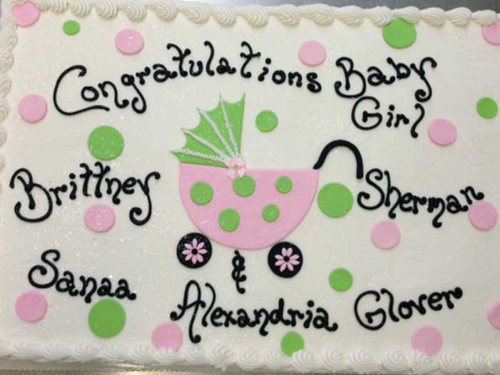 Baby Carriage Cake Design