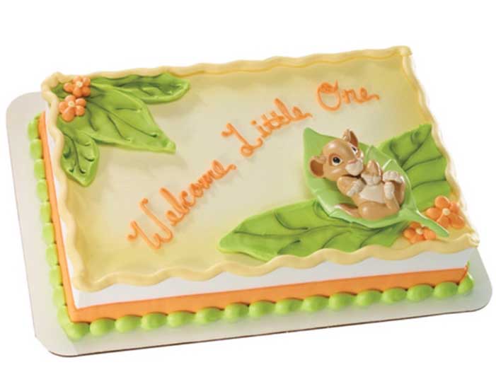 Lion King Baby Simba Cake Design